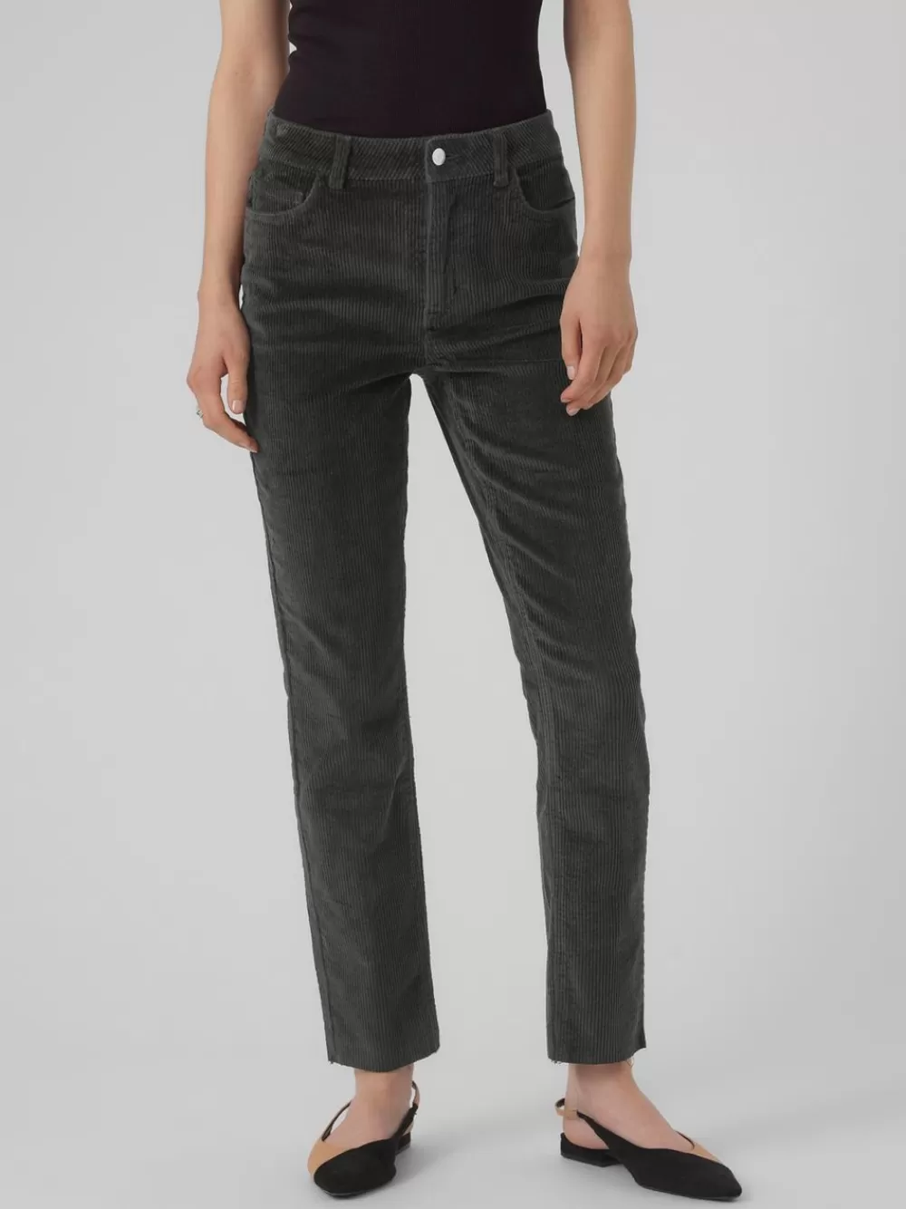 VERO MODA VMBRENDA Korkea vyötärö Housut Peat Shop