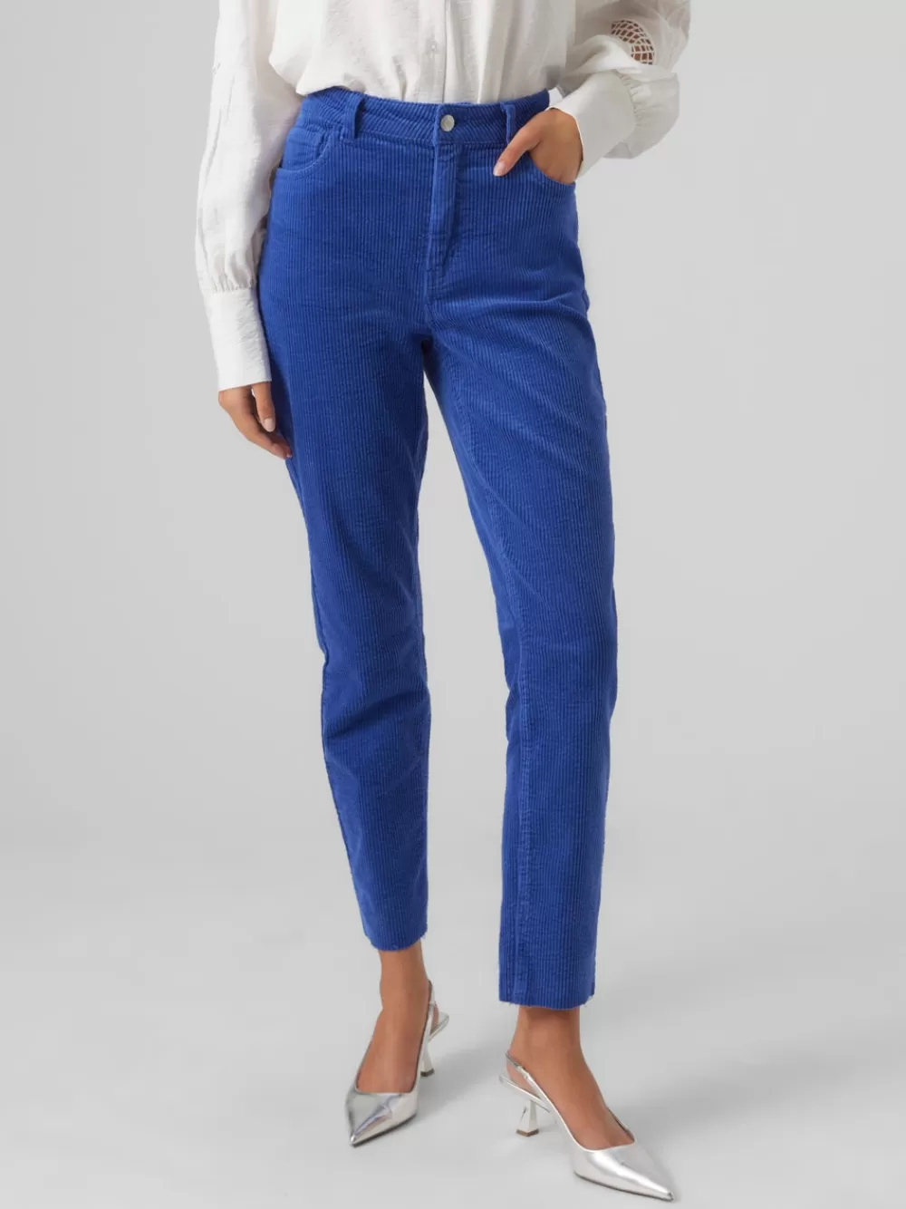 VERO MODA VMBRENDA Korkea vyötärö Housut Sodalite Blue Discount