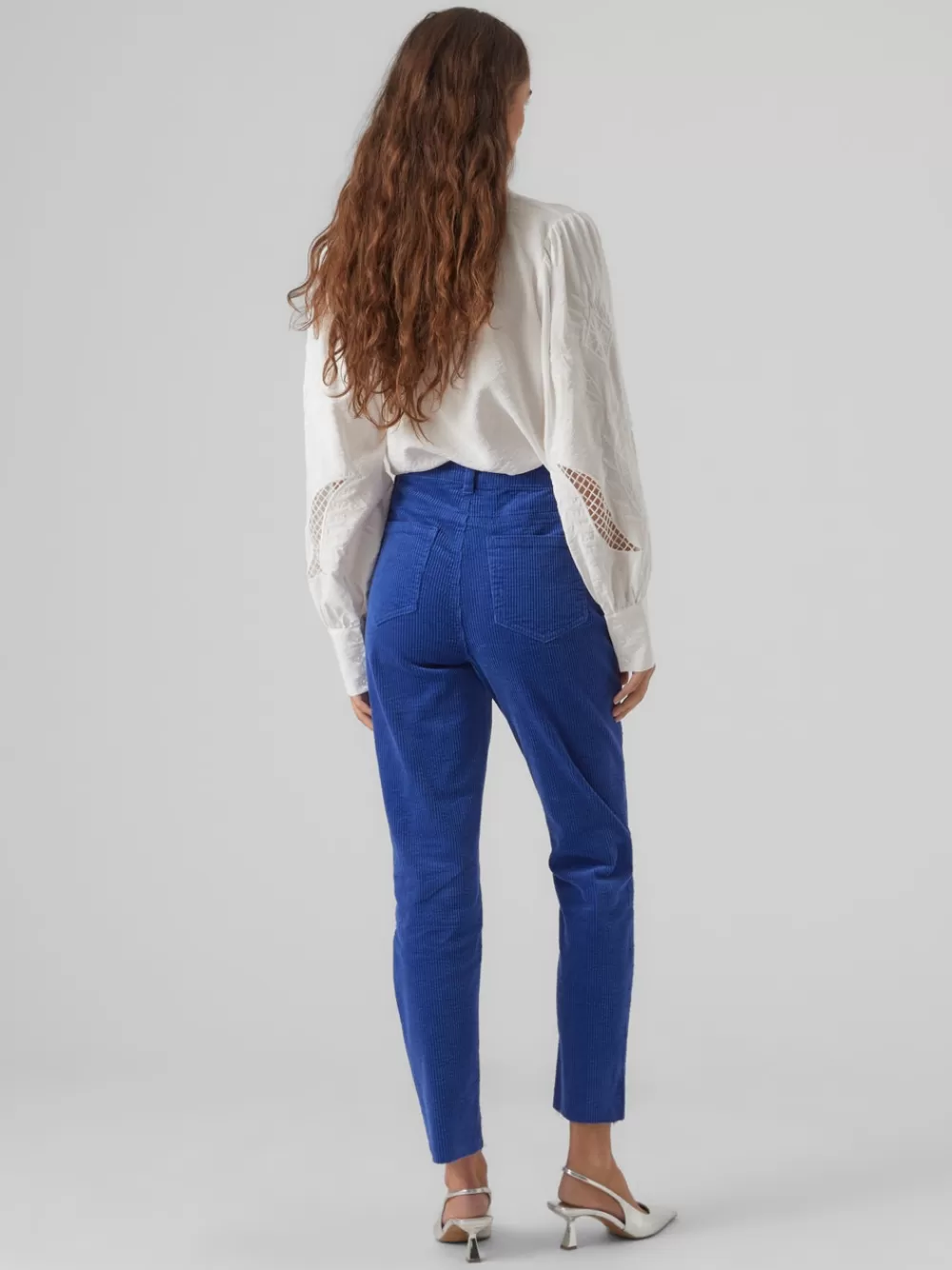 VERO MODA VMBRENDA Korkea vyötärö Housut Sodalite Blue Discount