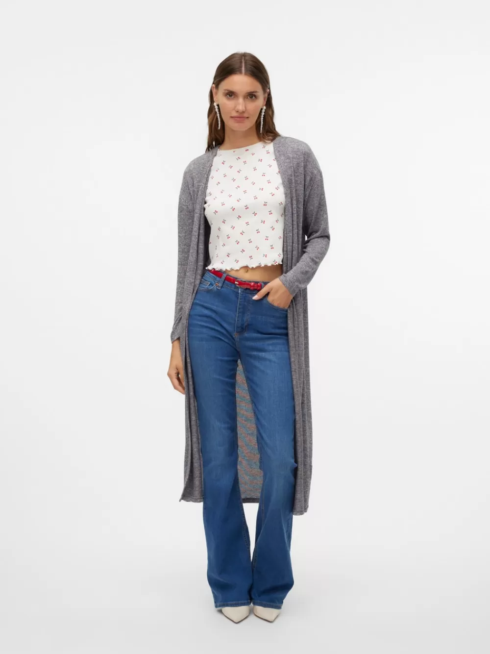 VERO MODA VMBRIANNA Neuletakit Medium Grey Melange New