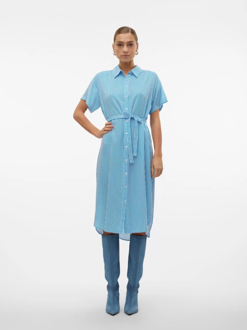 VERO MODA VMBUMPY Pitkä mekko Ibiza Blue Clearance