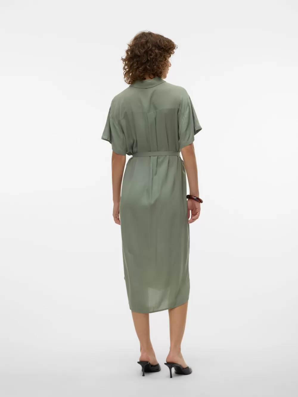 VERO MODA VMBUMPY Pitkä mekko Hedge Green Discount