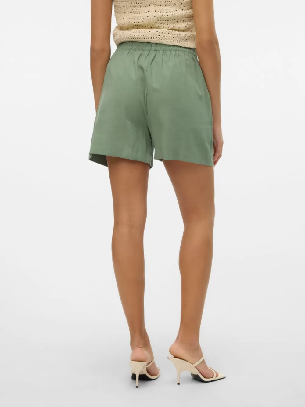 VERO MODA VMCARISA Shortsit Hedge Green Flash Sale