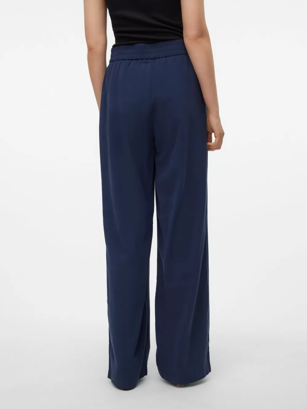 VERO MODA VMCARMEN Korkea vyötärö Housut Navy Blazer Discount
