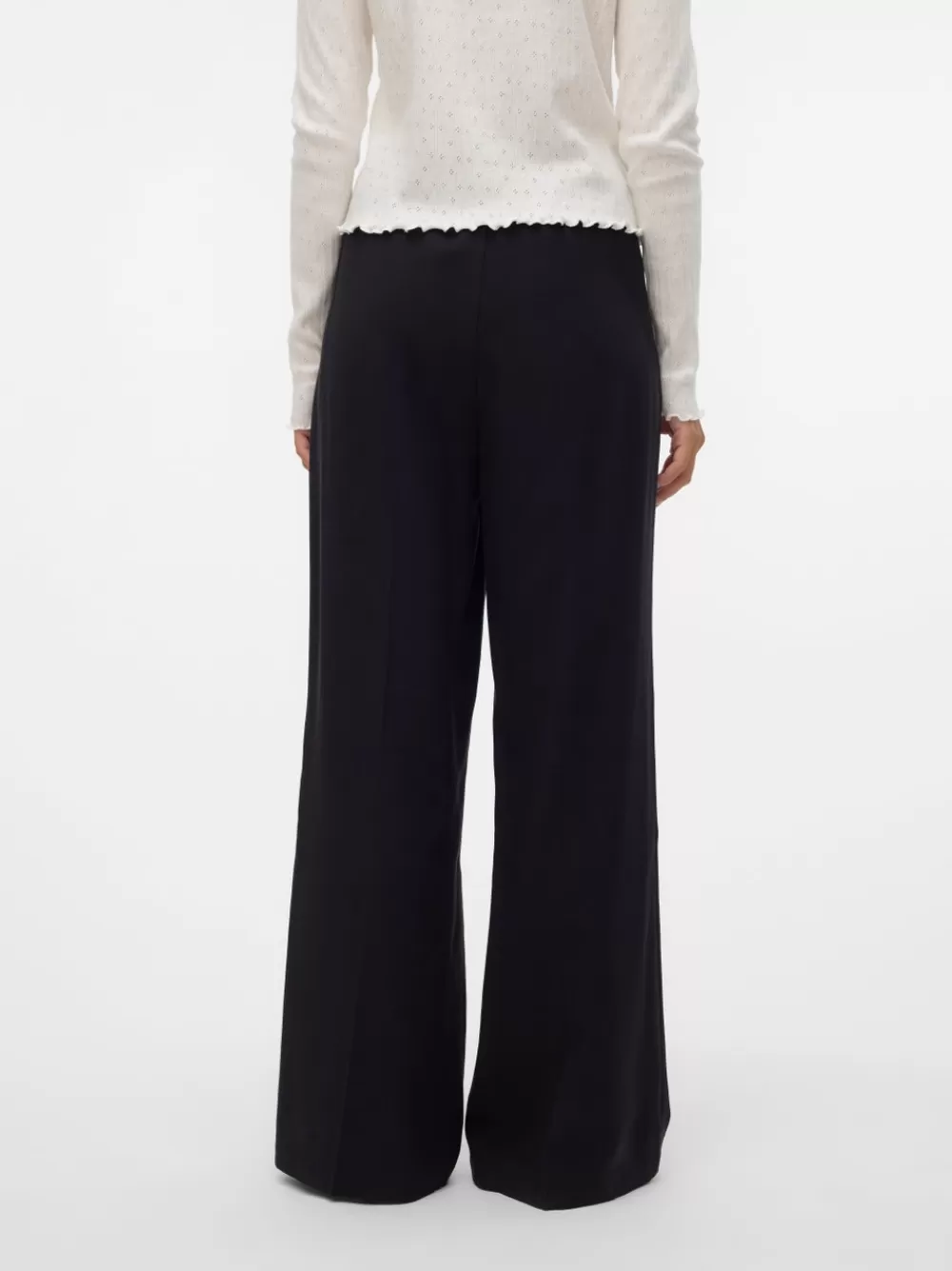 VERO MODA VMCARMEN Korkea vyötärö Housut Black Outlet