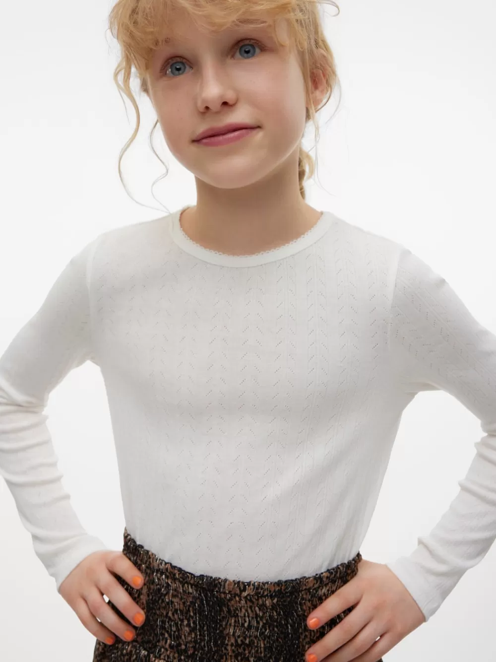 VERO MODA VMCASJAFRANCIS Topit Snow White Fashion