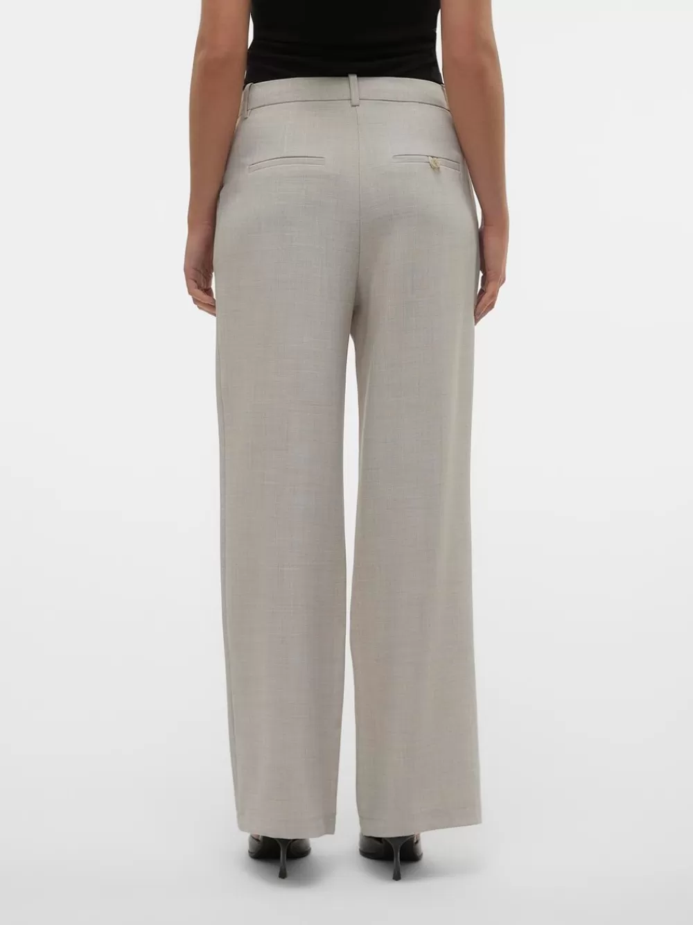 VERO MODA VMCASSIDY Normaali vyötärö Housut Vapor Blue Hot