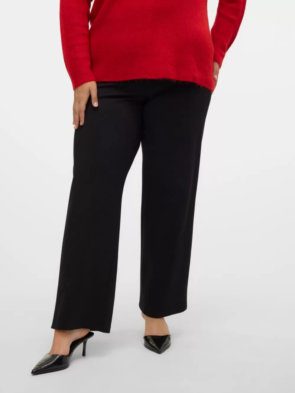 VERO MODA VMCAUGUSTA Korkea vyötärö Leggingsit Black Discount