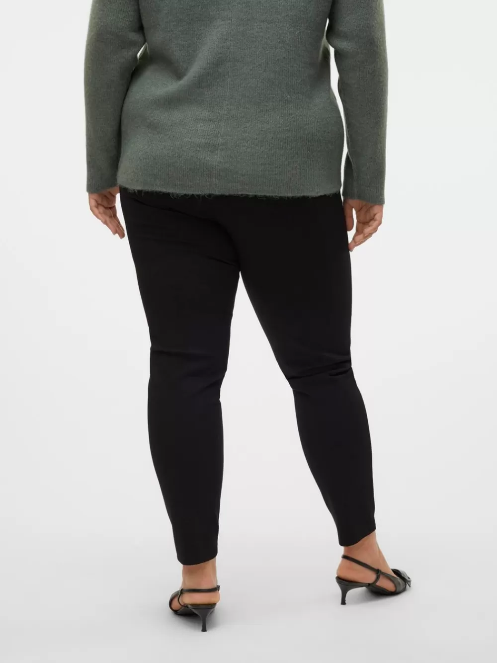 VERO MODA VMCAUGUSTA Korkea vyötärö Leggingsit Black Discount