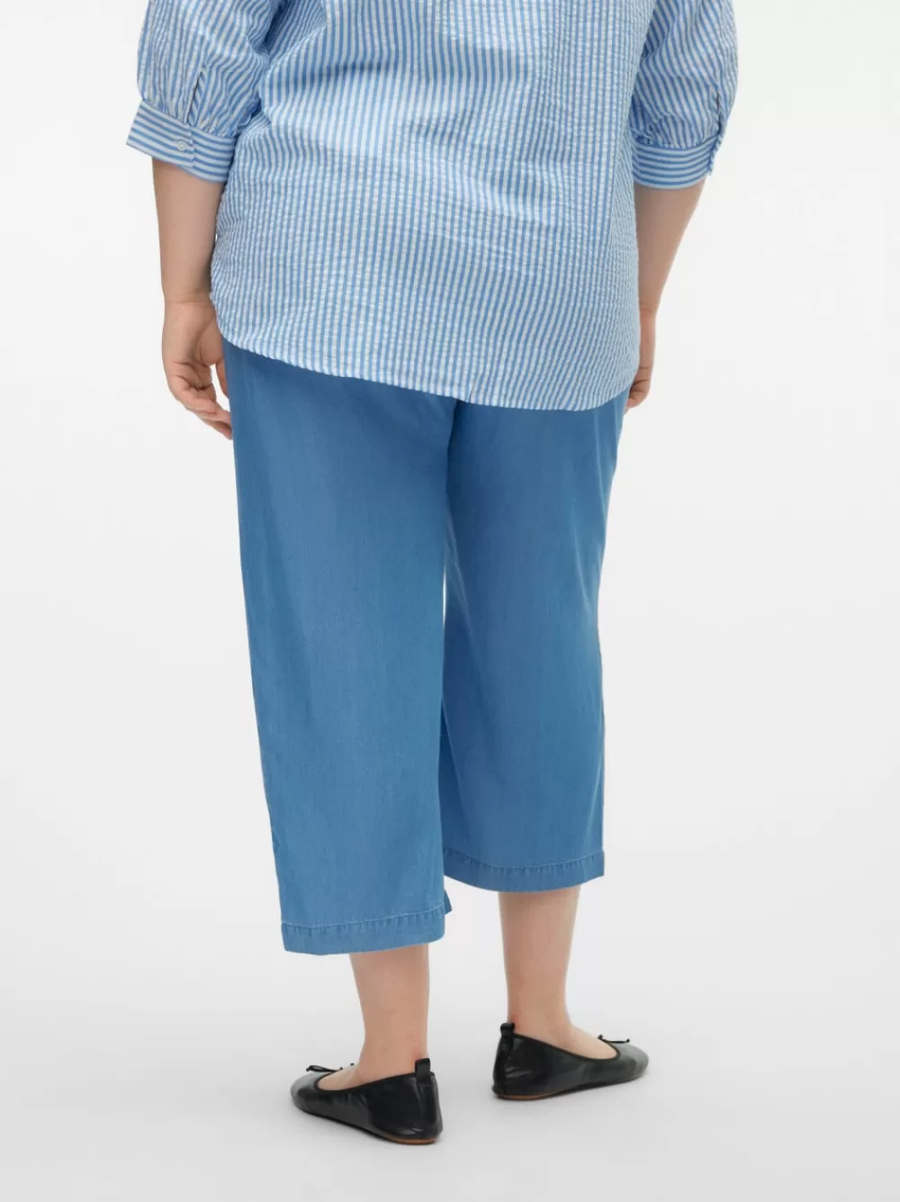 VERO MODA VMCBREE Normaali vyötärö Culotte-housut Medium Blue Denim Sale