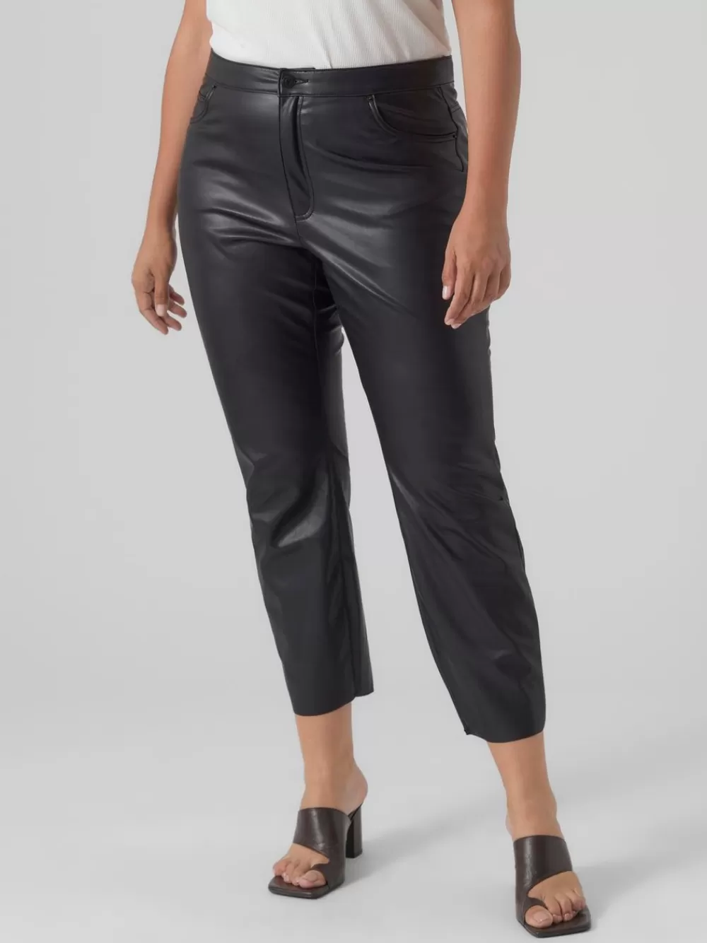 VERO MODA VMCBRENDA Korkea vyötärö Housut Black Store