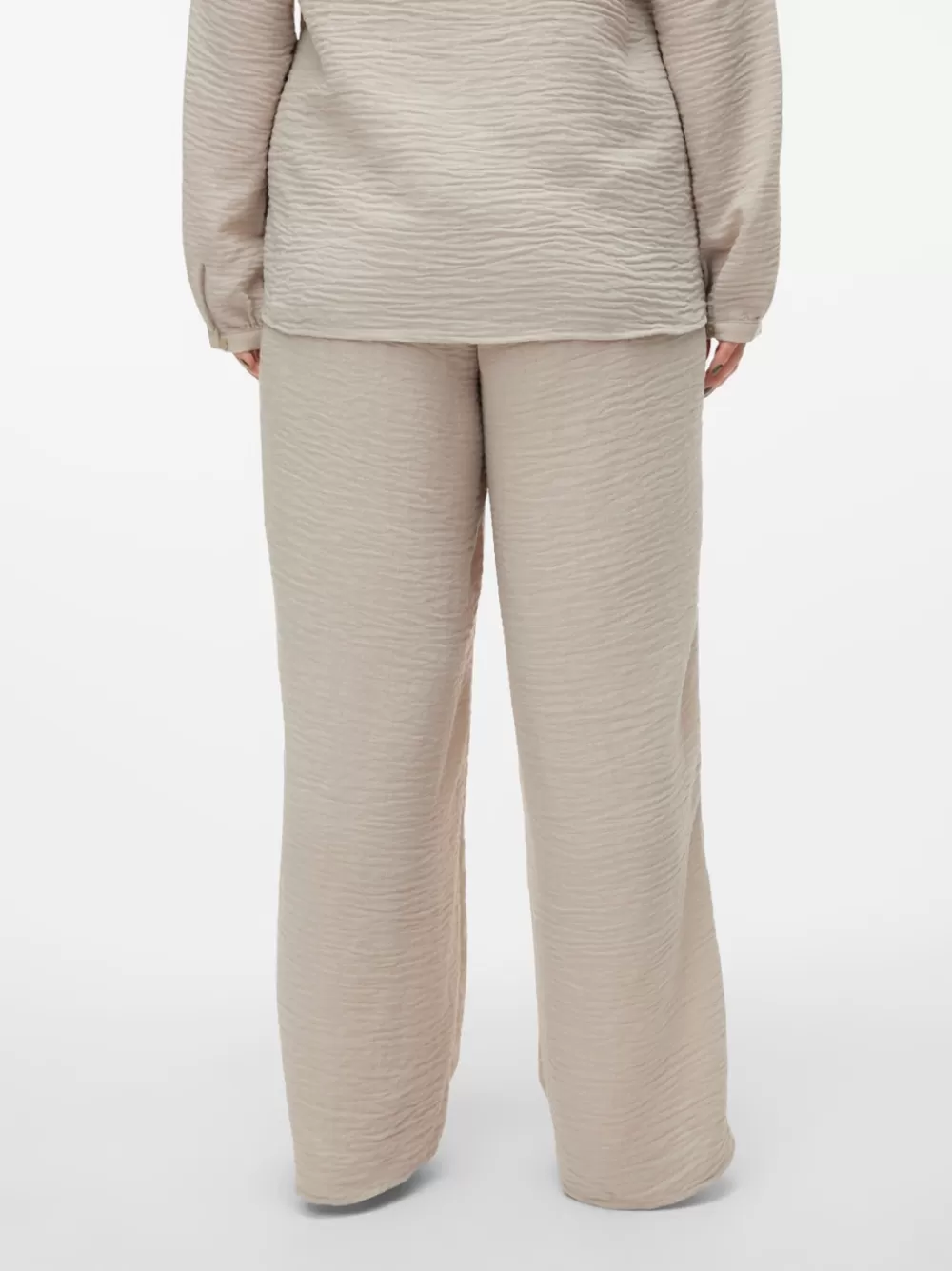 VERO MODA VMCCHRIS Korkea vyötärö Housut Silver Lining Cheap
