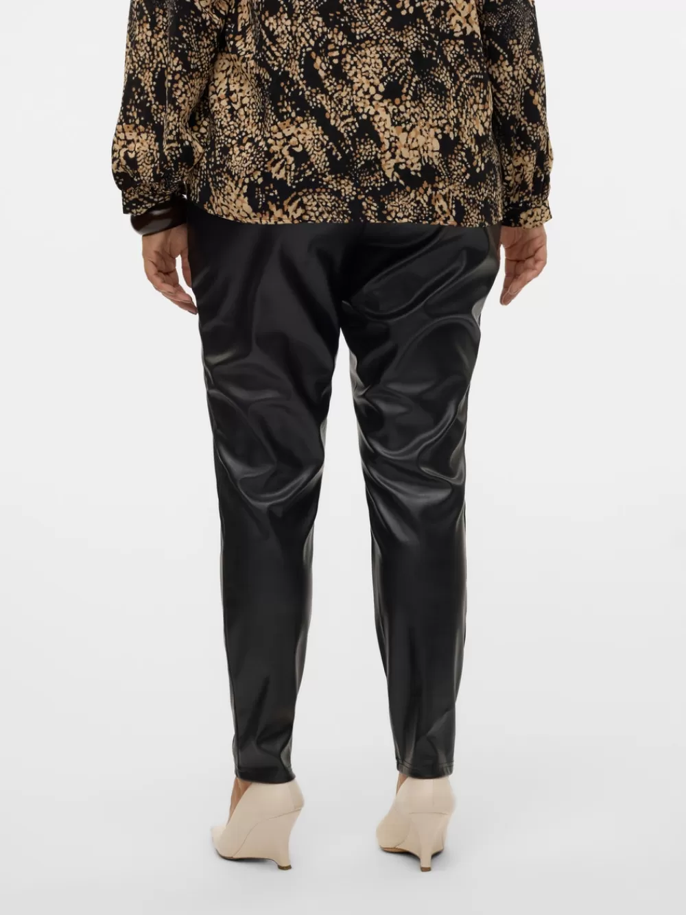 VERO MODA VMCCIFF Korkea vyötärö Leggingsit Black New