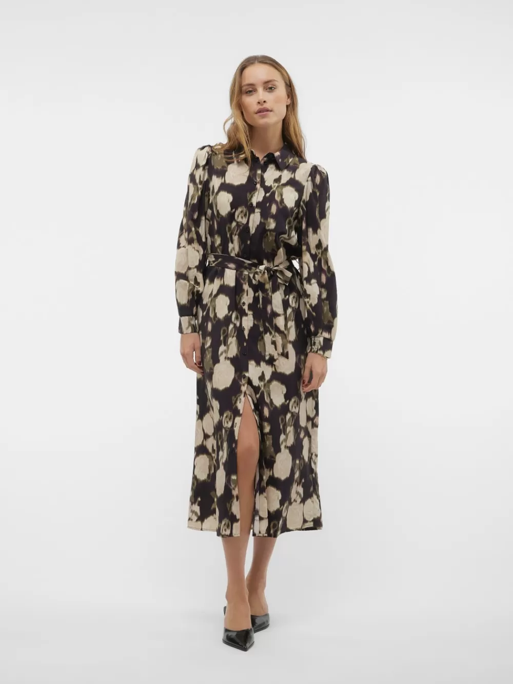 VERO MODA VMCELINA Pitkä mekko Black Shop