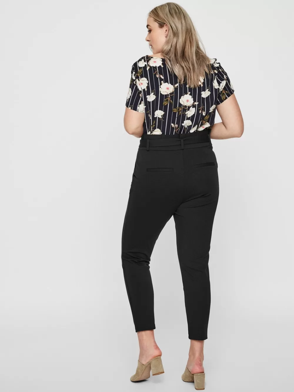 VERO MODA VMCEVA Korkea vyötärö Housut Black Online