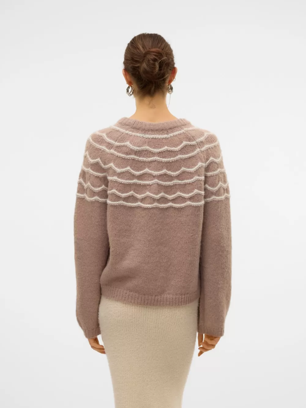 VERO MODA VMCHARMAINE Neulepuserot Silver Mink Fashion