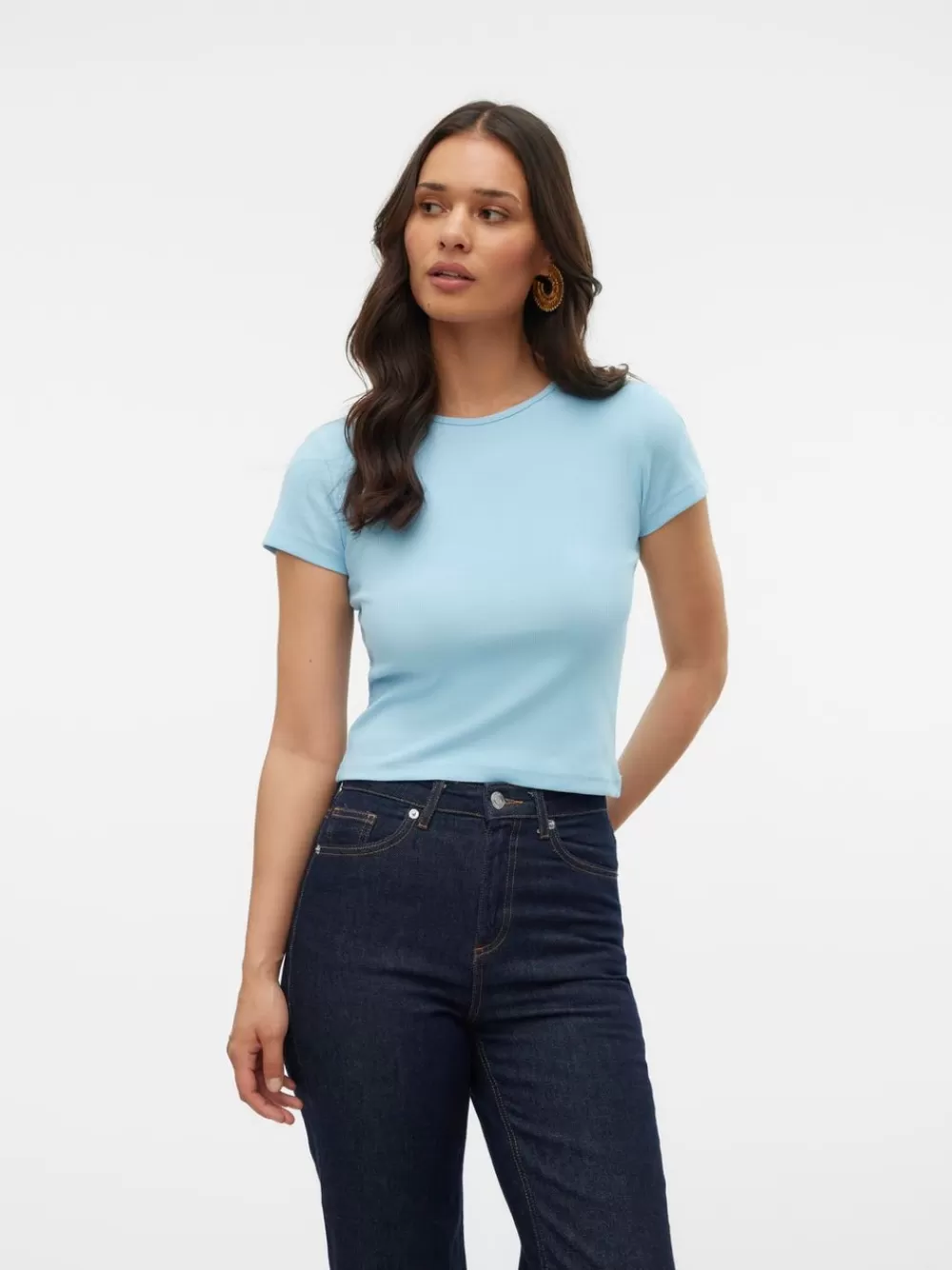 VERO MODA VMCHLOE T-paidat Cool Blue Clearance