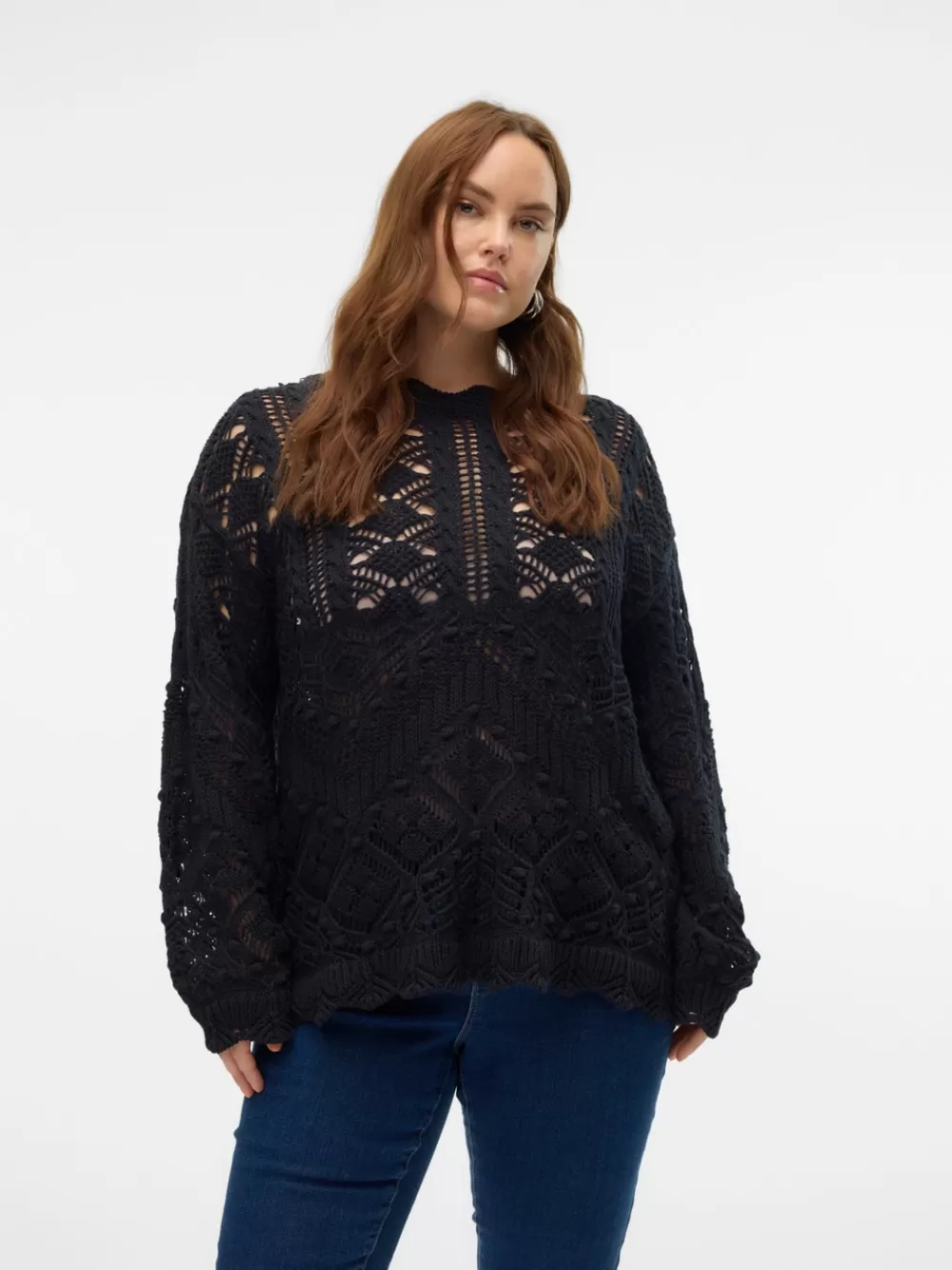 VERO MODA VMCKENIA Neulepuserot Black Discount