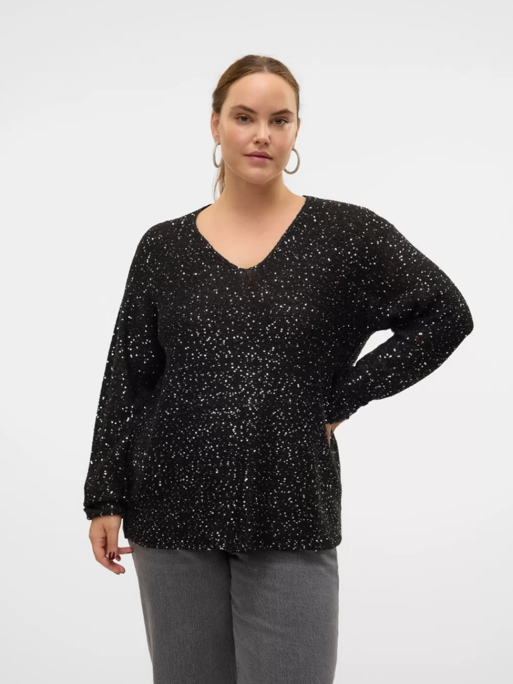 VERO MODA VMCLEILANI Neulepuserot Black New