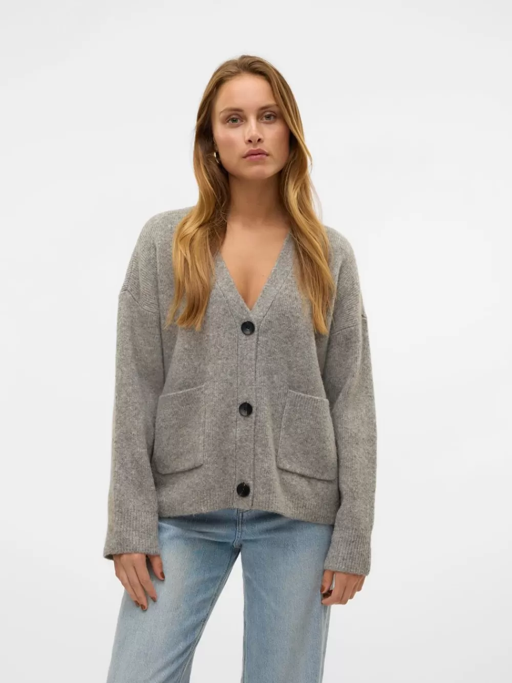 VERO MODA VMCLIO Neuletakit Medium Grey Melange Best