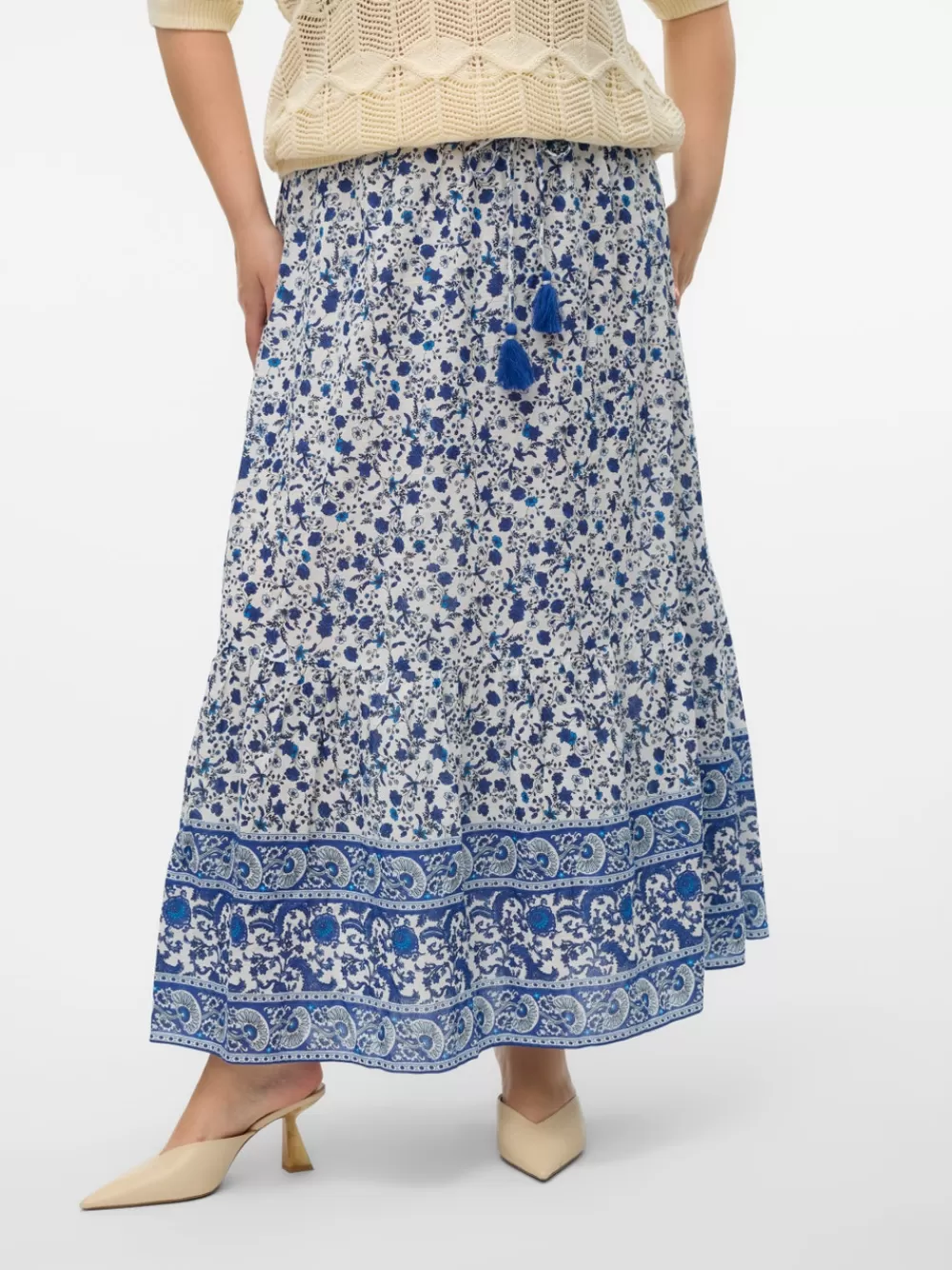 VERO MODA VMCMILAN Korkea vyötärö Pitkä hame Snow White Flash Sale