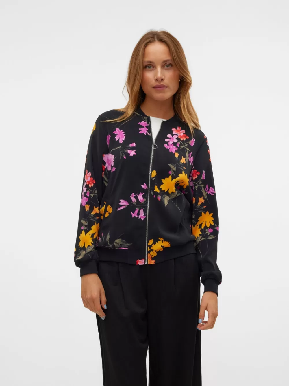 VERO MODA VMCOCO Lämpimät pilottitakit Black Best