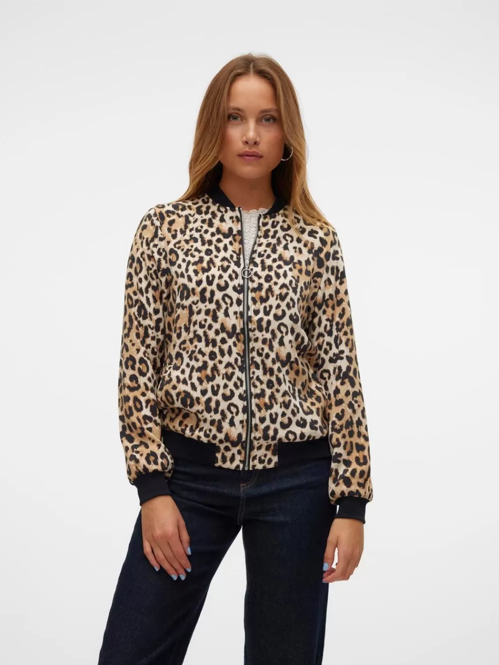 VERO MODA VMCOCO Lämpimät pilottitakit Silver Mink Flash Sale