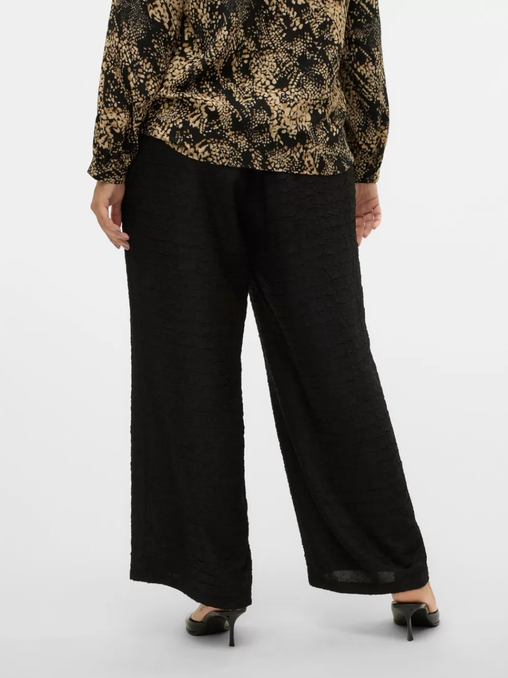 VERO MODA VMCOFINE Normaali vyötärö Housut Black Flash Sale