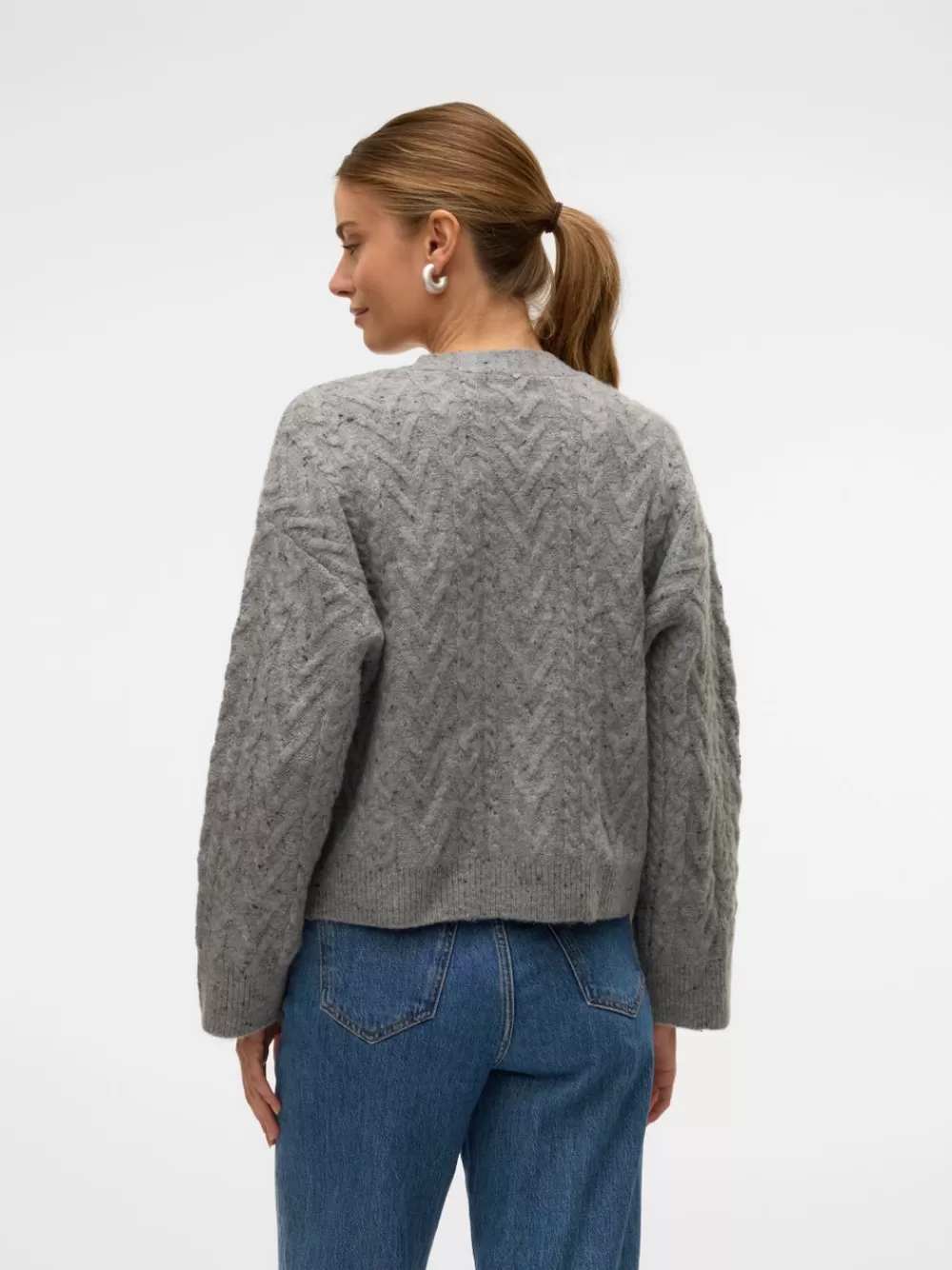 VERO MODA VMCOLETTE Neuletakit Medium Grey Melange New