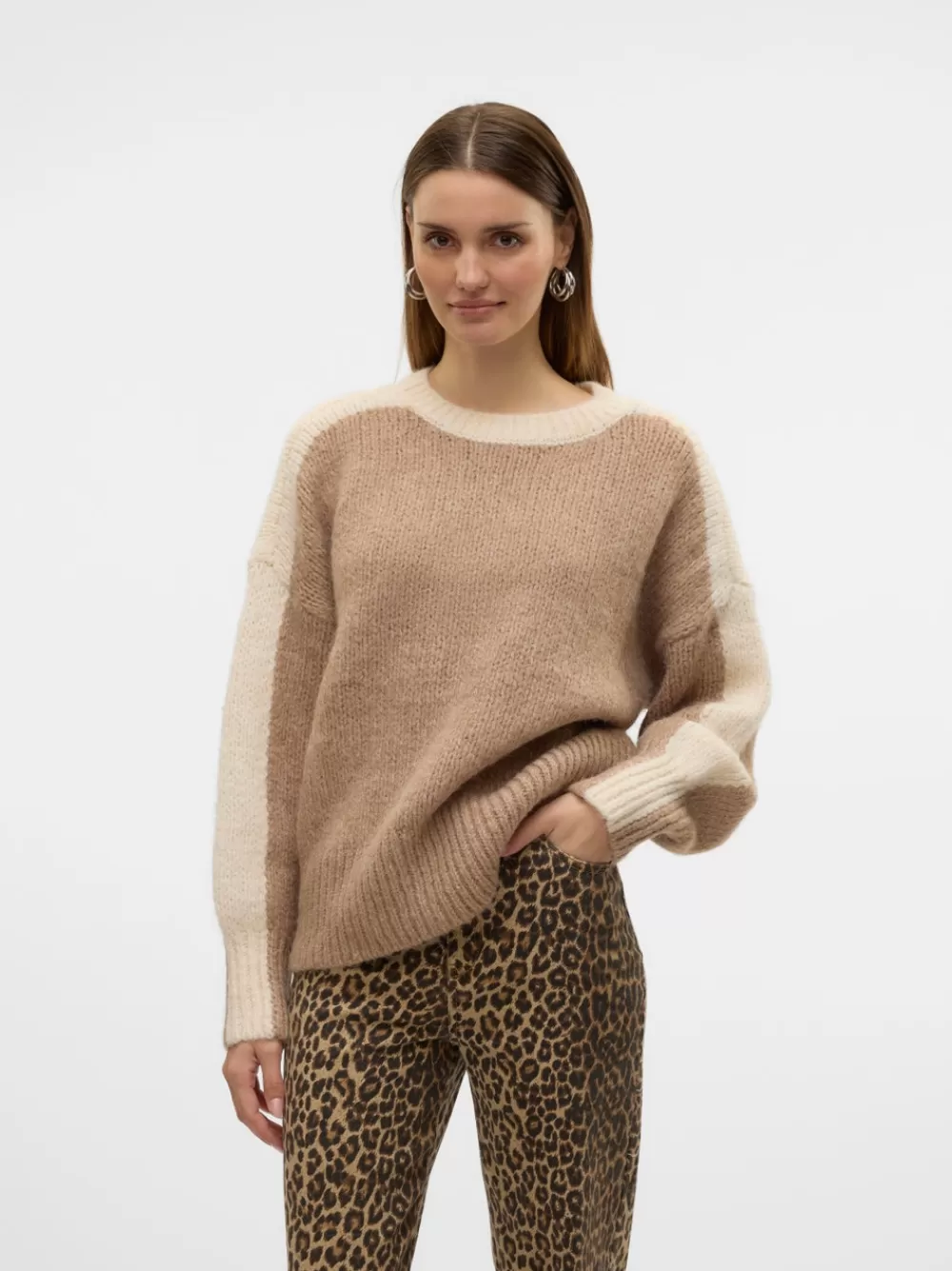 VERO MODA VMCORDELIA Neulepuserot Silver Mink Best Sale