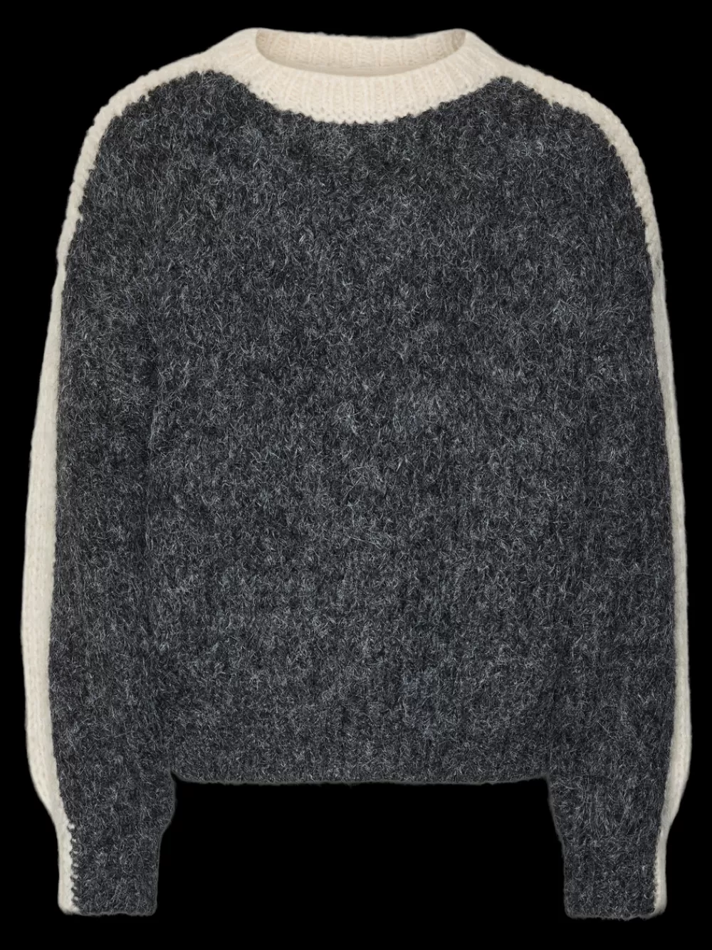 VERO MODA VMCORDELIA Neulepuserot Dark Grey Melange Hot