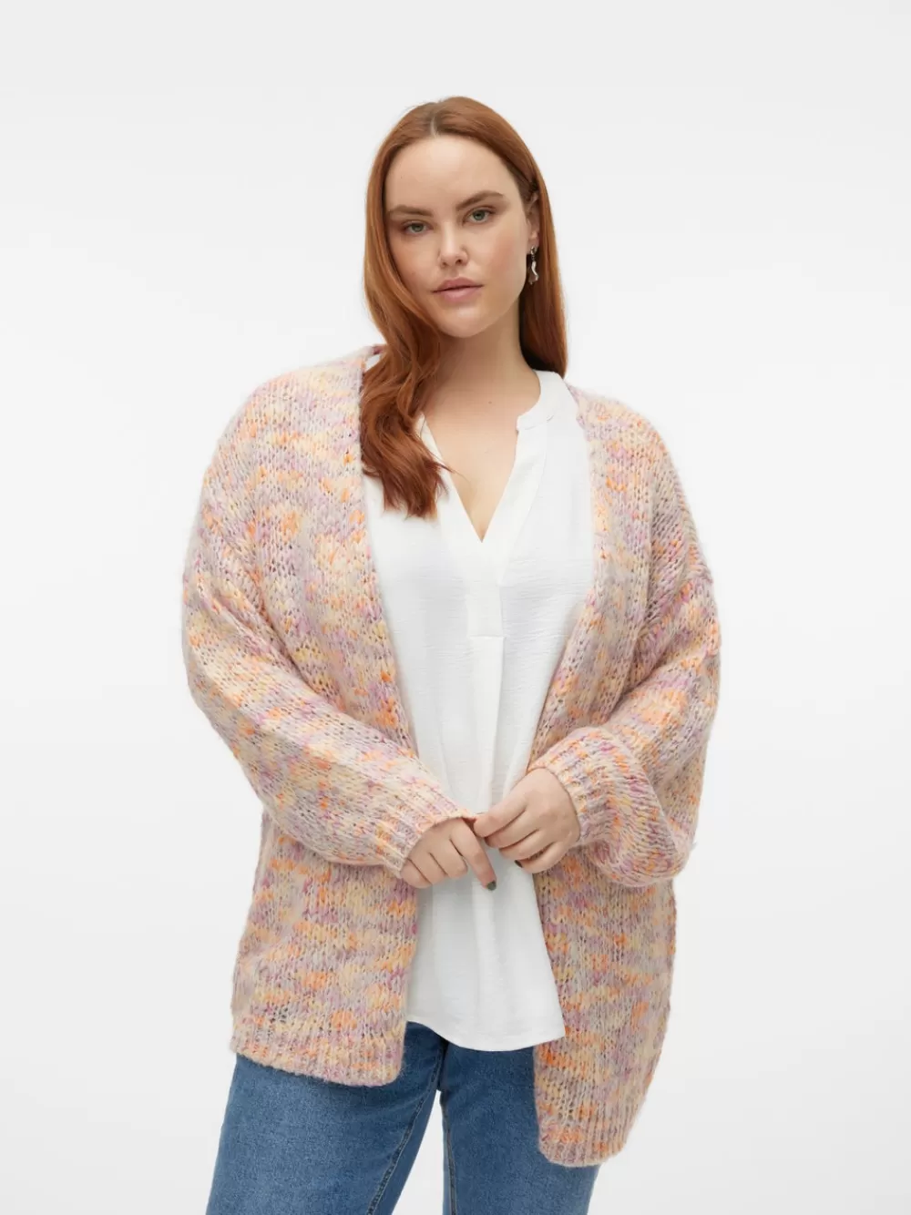 VERO MODA VMCRASPBERRY Neuletakit Birch Hot