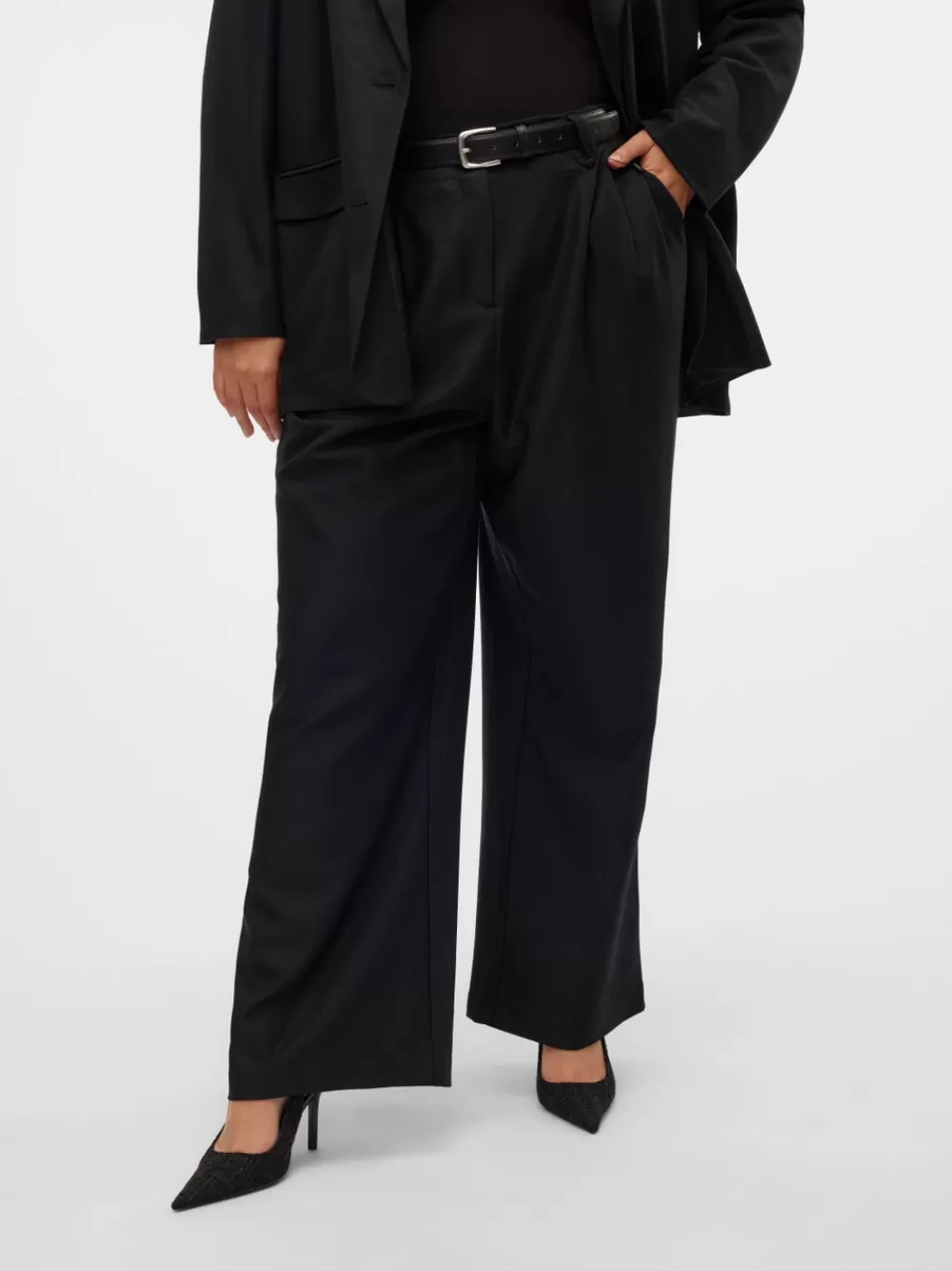 VERO MODA VMCSELAH Korkea vyötärö Housut Black Sale