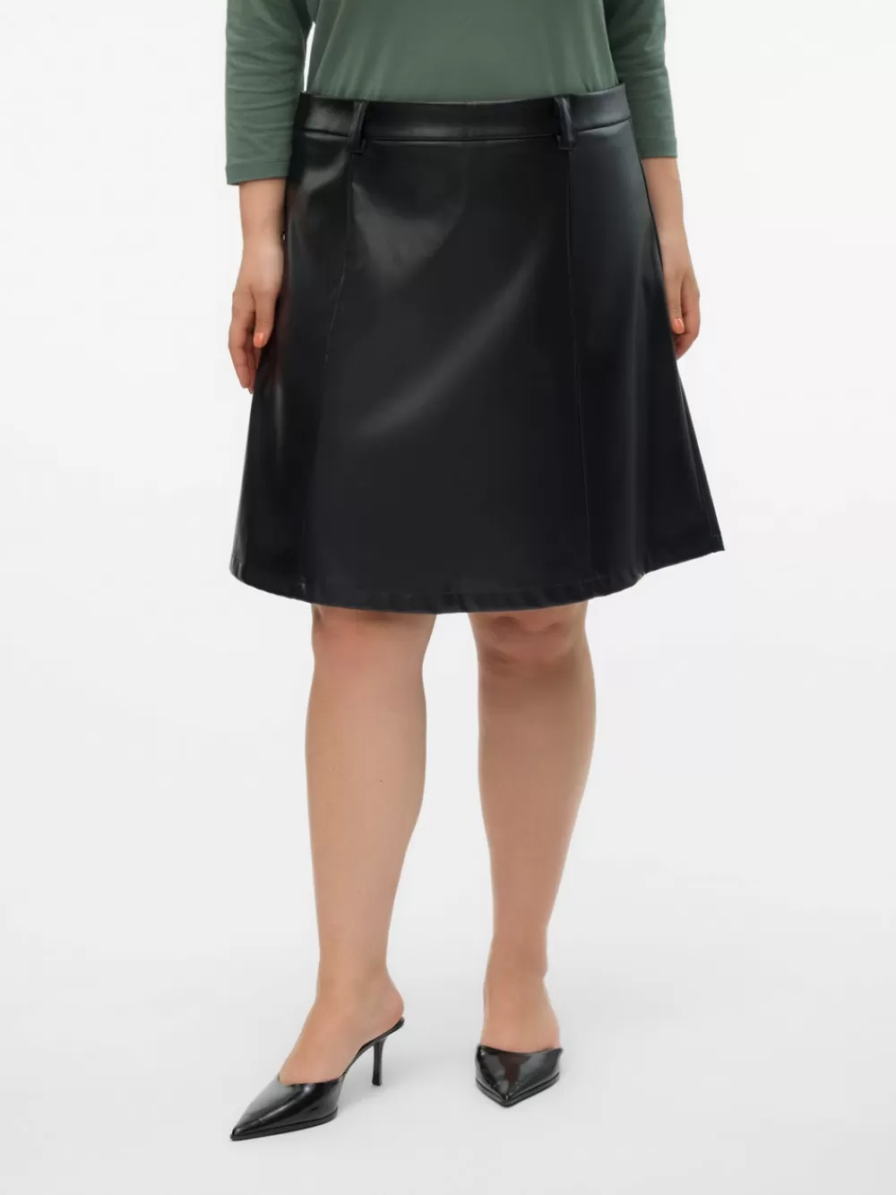 VERO MODA VMCSILLA Korkea vyötärö Lyhyt hame Black Hot