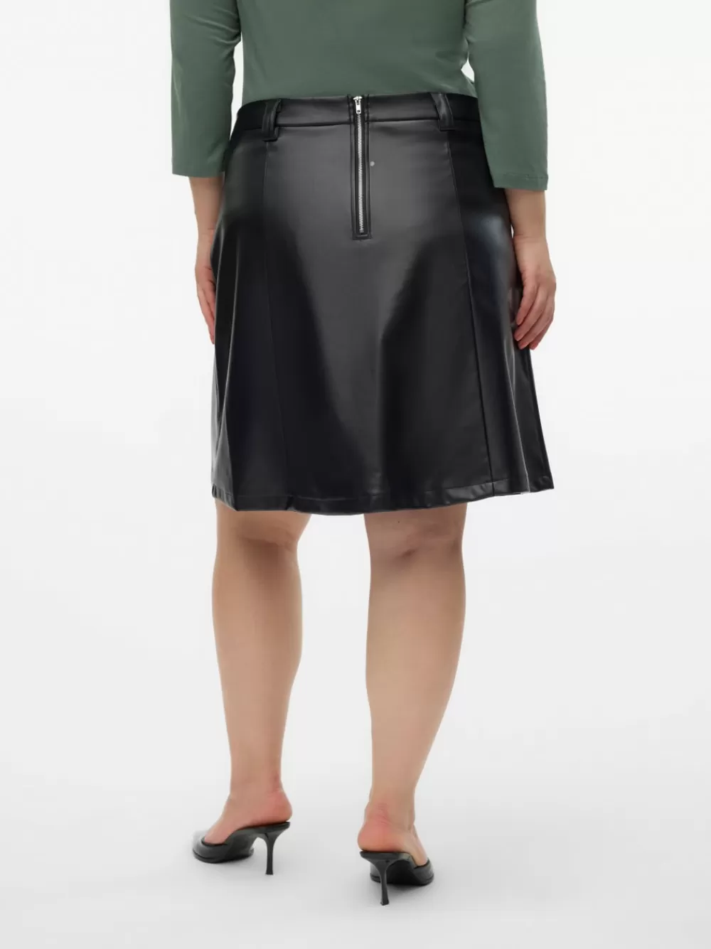 VERO MODA VMCSILLA Korkea vyötärö Lyhyt hame Black Hot