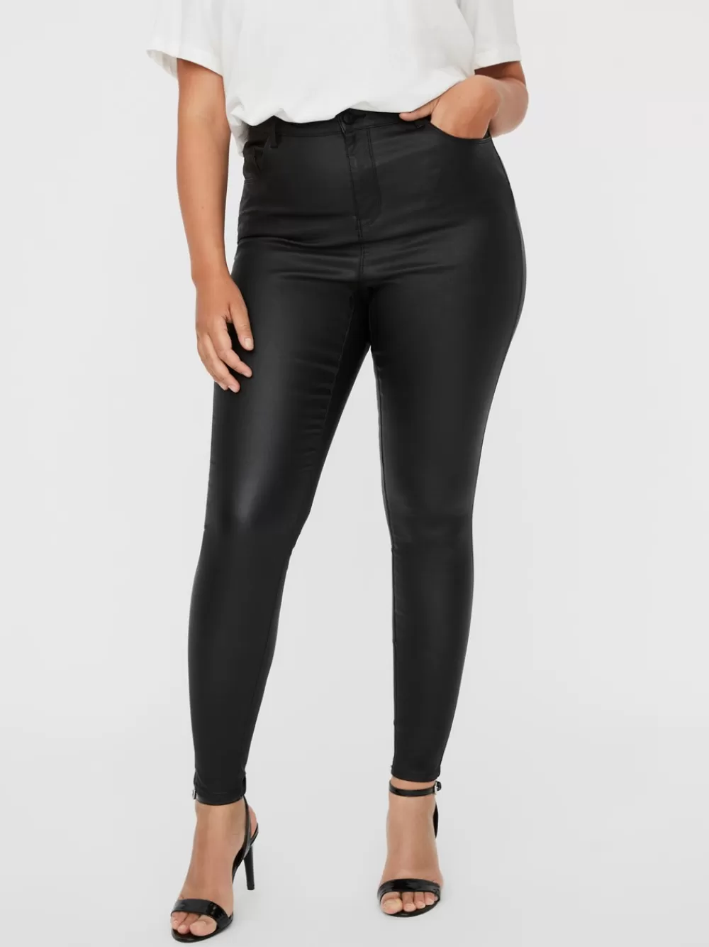 VERO MODA VMCSOPHIA Korkea vyötärö Housut Black Best Sale