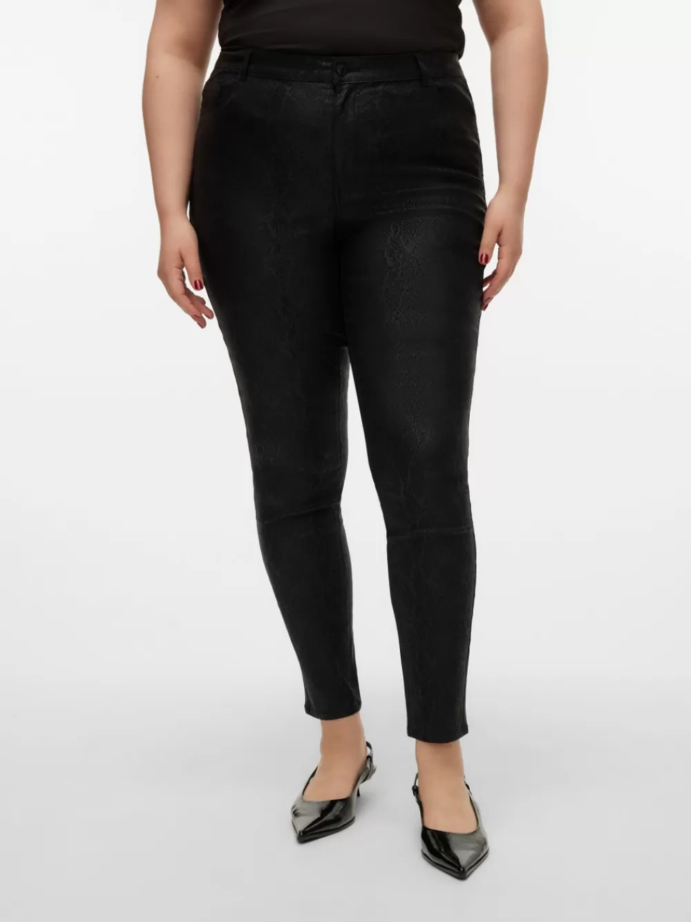 VERO MODA VMCSOPHIA Korkea vyötärö Housut Black Fashion