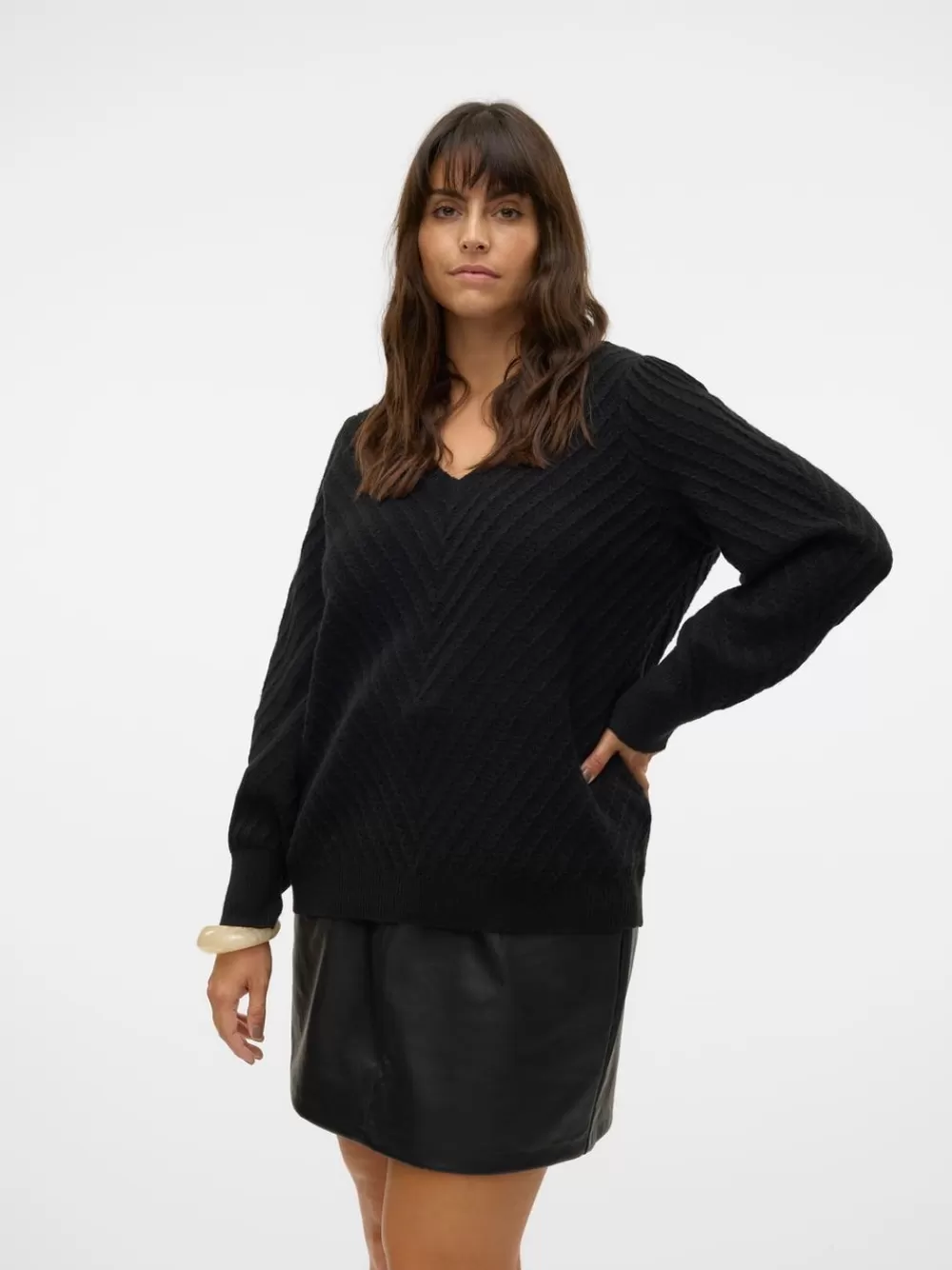 VERO MODA VMCSTINNA Neulepuserot Black Best
