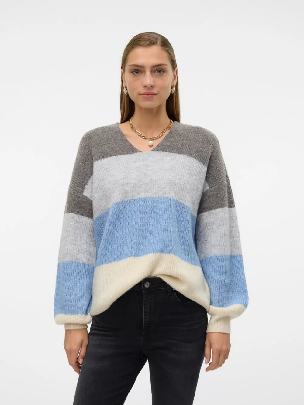 VERO MODA VMDESMA Neulepuserot Medium Grey Melange Best Sale