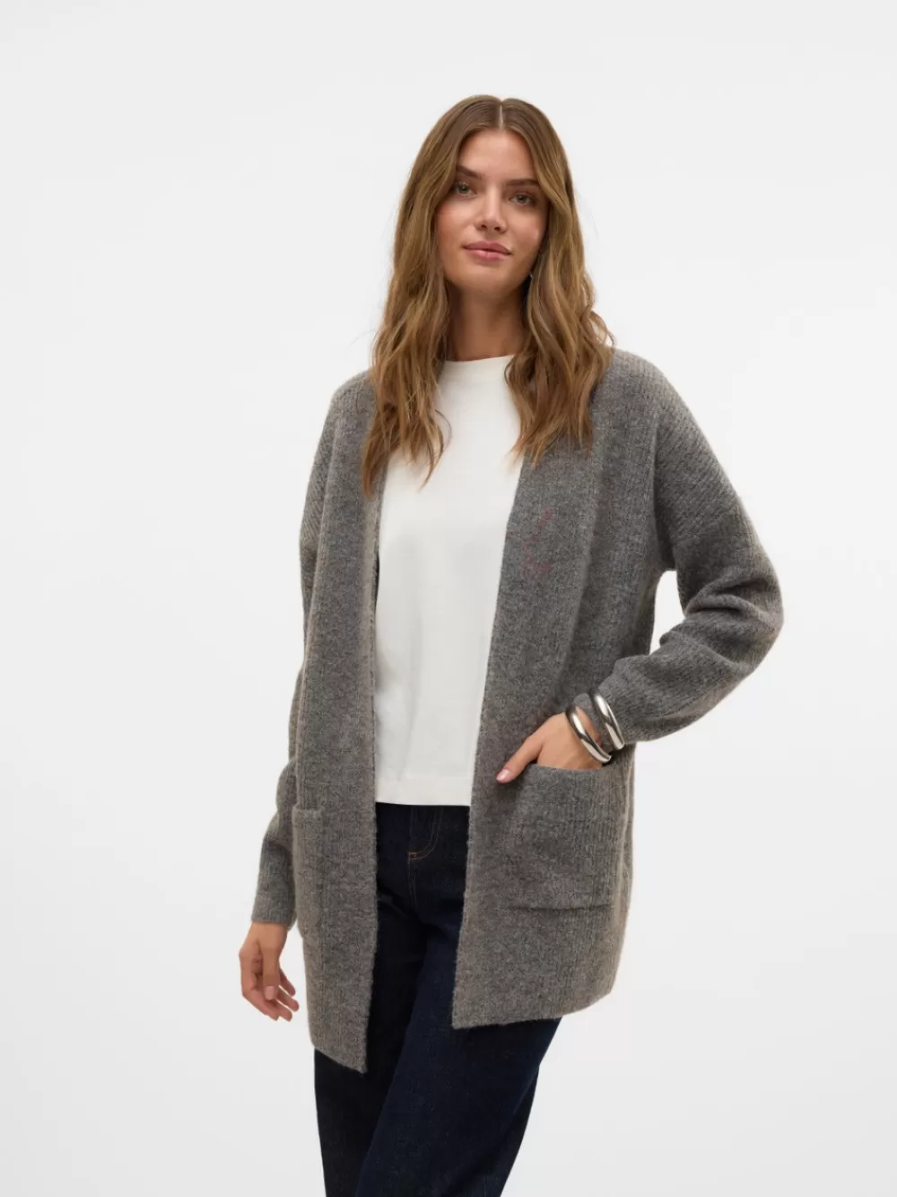 VERO MODA VMDESMA Neuletakit Medium Grey Melange New
