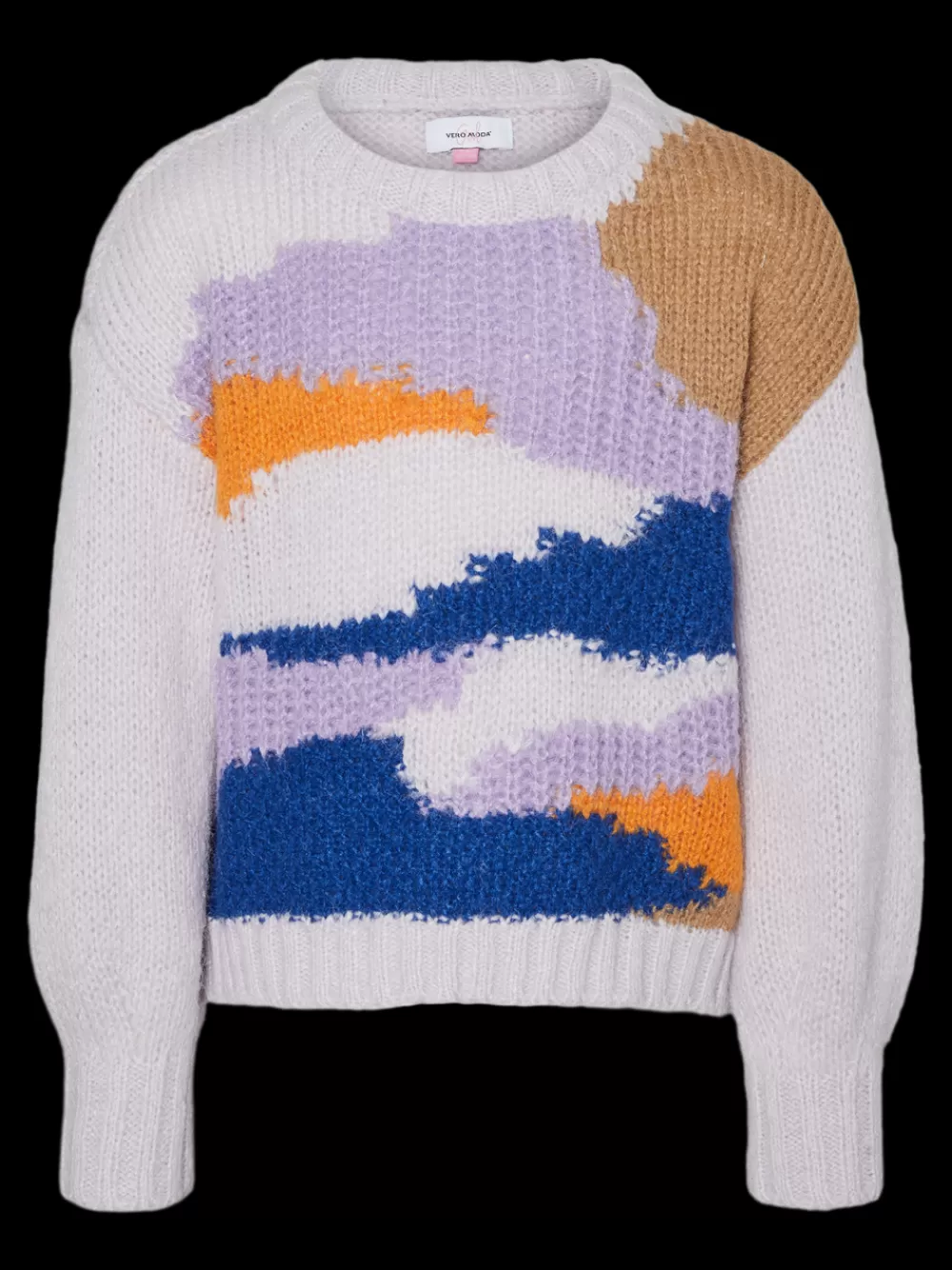 VERO MODA VMDIVINE Neulepuserot Lavender Fog Discount