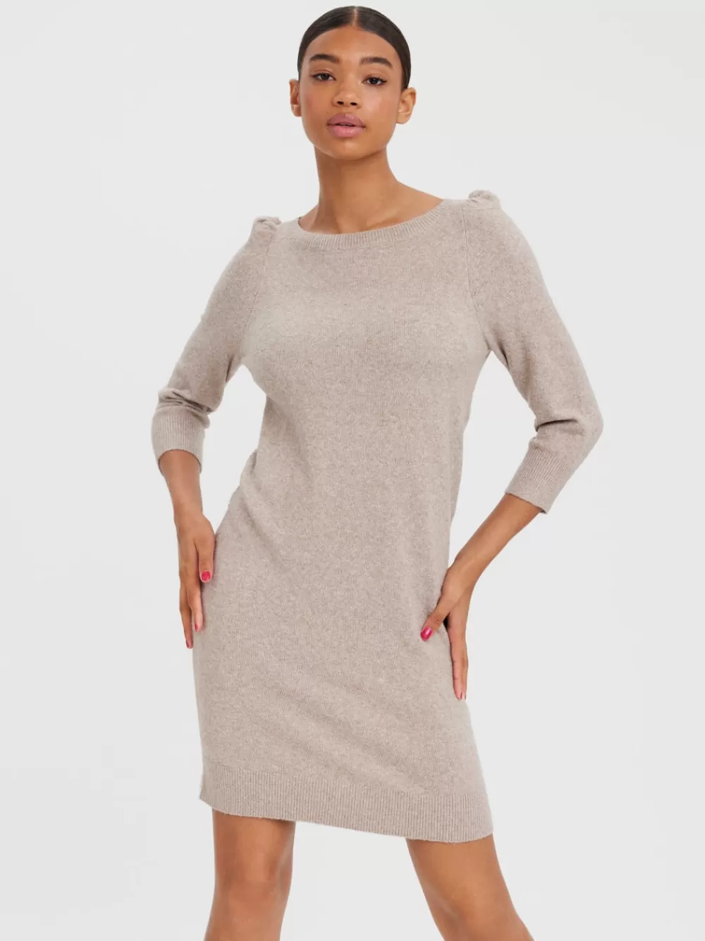 VERO MODA VMDOFFY Lyhyt mekko Silver Mink Best Sale