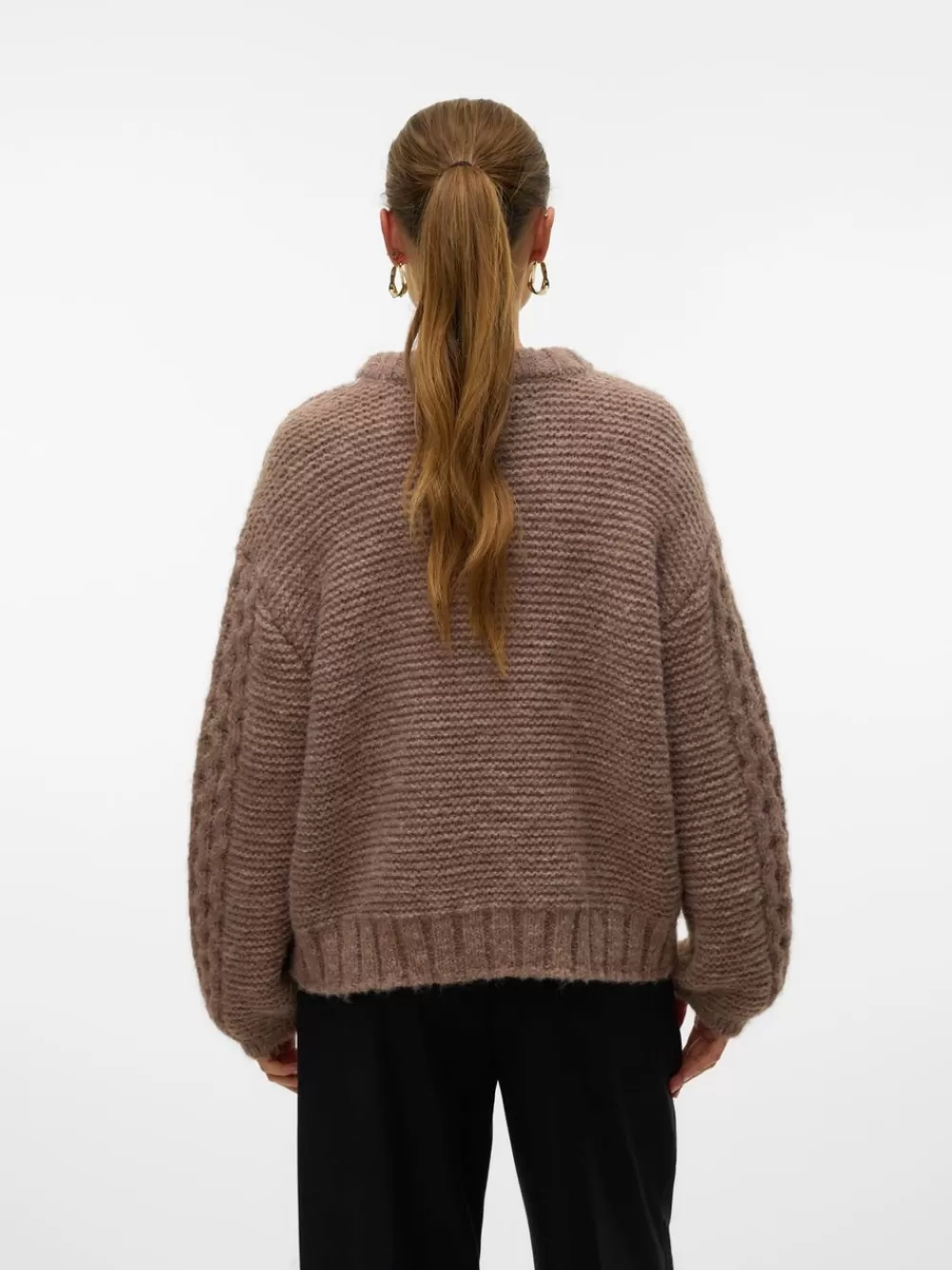 VERO MODA VMDOVE Neulepuserot Brown Lentil Best Sale