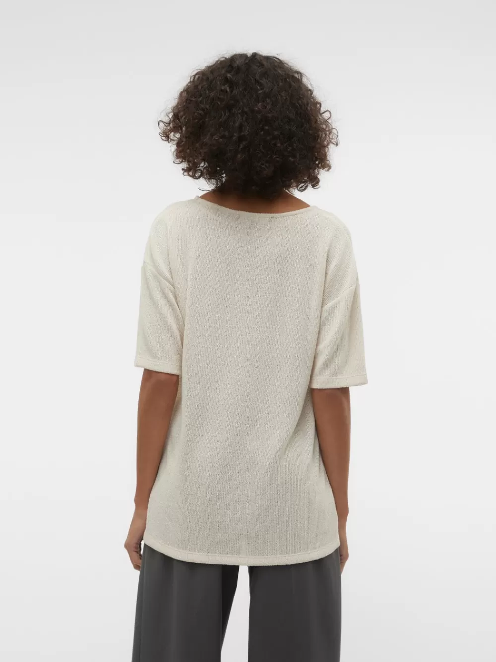 VERO MODA VMEDDIE Neulepuserot Oatmeal Hot