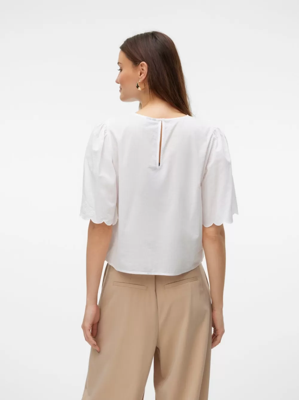 VERO MODA VMELENA Topit Bright White Clearance