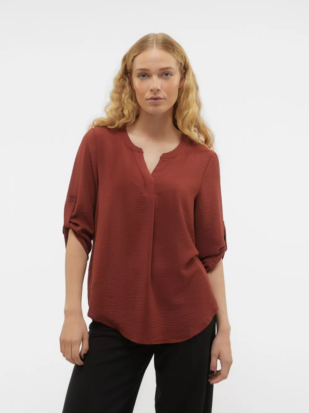 VERO MODA VMELVA Topit Madder Brown Outlet