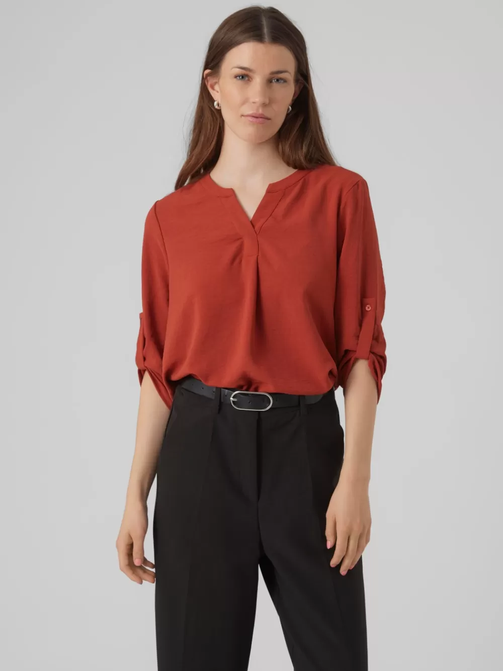 VERO MODA VMELVA Topit Red Ochre Discount