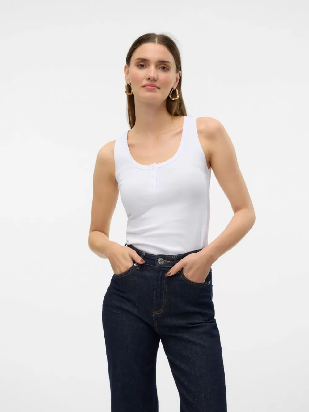 VERO MODA VMEMMA Topit Bright White Cheap