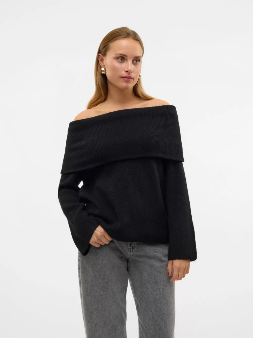 VERO MODA VMERA Neulepuserot Black Hot