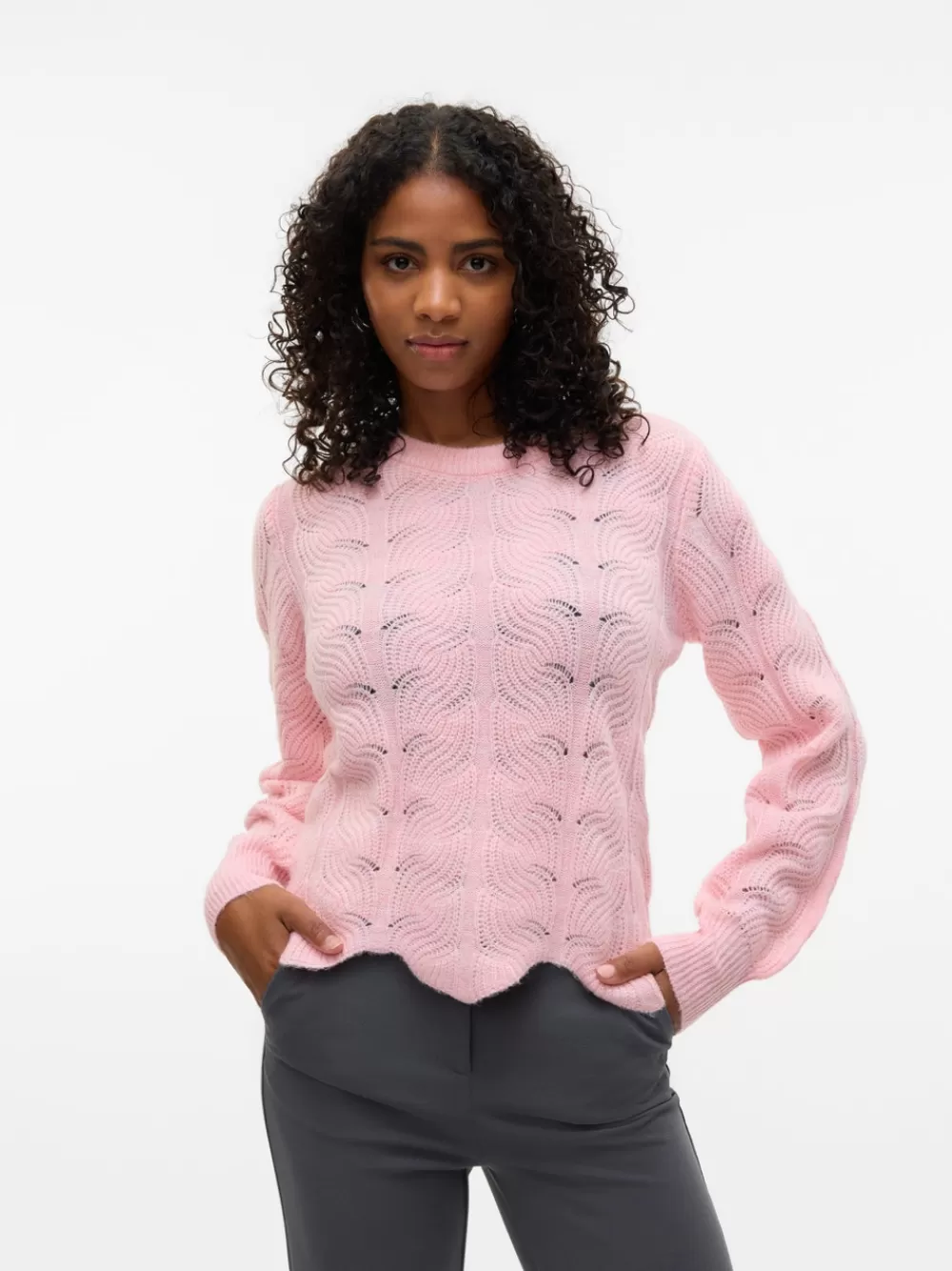 VERO MODA VMESTELLE Neulepuserot Rose Shadow Fashion